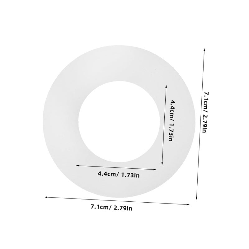 خاتم مخفض أبيض محول لتركيبات الإضاءة LED المدمجة سهلة التركيب 6.60X6.60X0.10 سم - Image 5