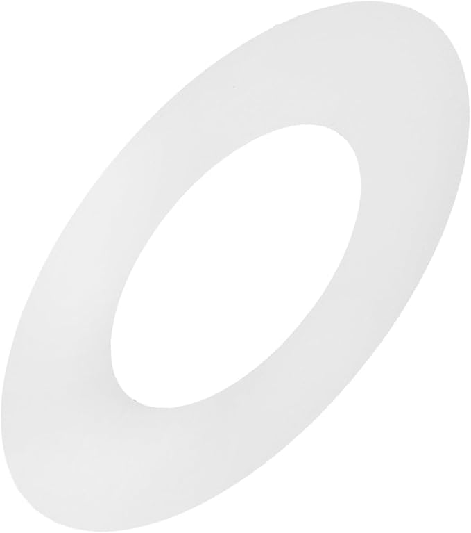 خاتم مخفض أبيض محول لتركيبات الإضاءة LED المدمجة سهلة التركيب 6.60X6.60X0.10 سم - Image 1