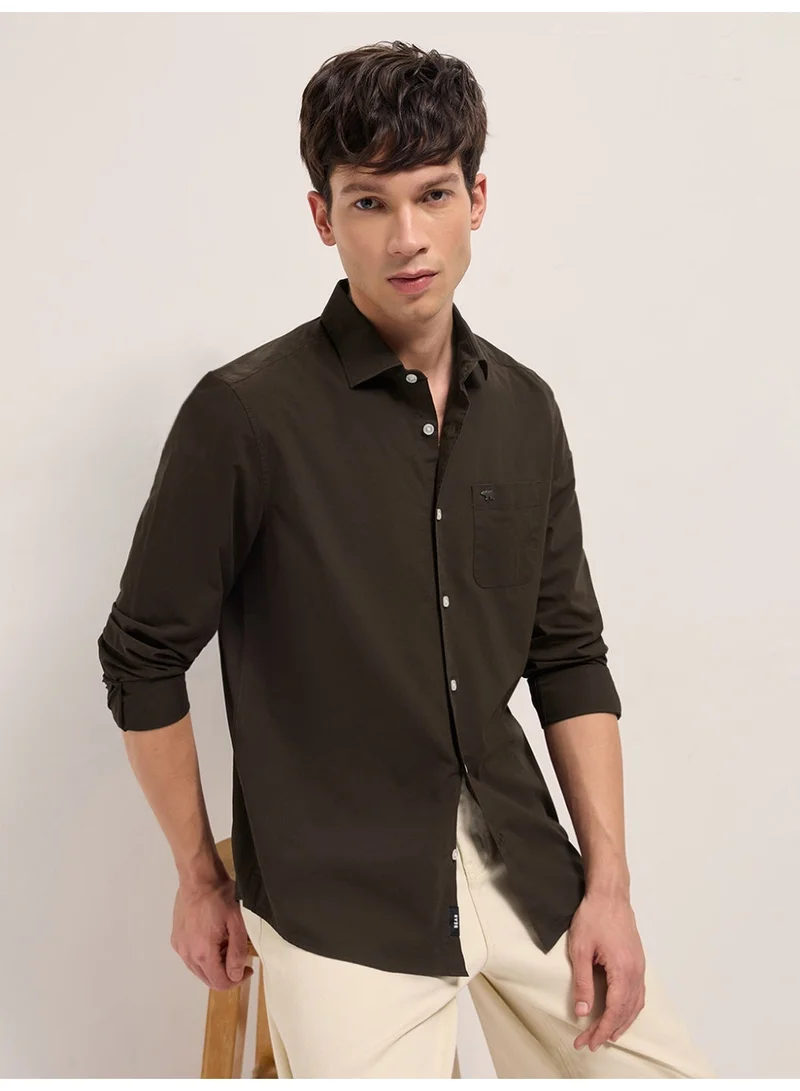 The Bear House  Men’s Long Sleeve Shirt – Classic, Comfortable and Stylish Essential for Work, Travel or Casual Outings for Men | Best Price UAE