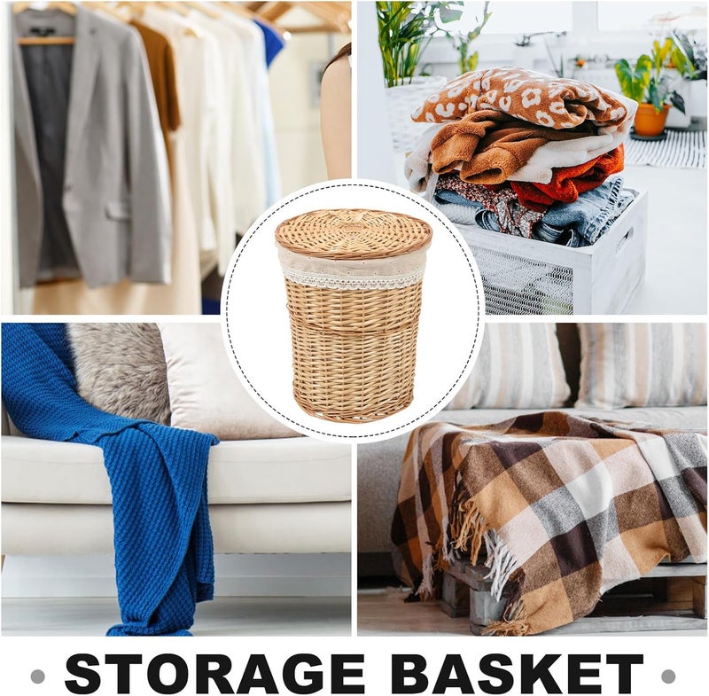 In-house warehouse packing CALLARON Woven Laundry Hamper with Lid, Natural Seagrass Basket, Multi-functional Dirty Clothes Storage for Bedroom and Bathroom Organization Consistent single item quality Hot & cold climate compatible Longevity upgraded craftsmanship Priority based order prep Moisture wear upgraded quality Wide daily application Ready order processing Climate adapted delivery plan All-round unified build Daily repeated use trusted quality Shop & home all-space compatible Storage & transit friendly Light sturdy raw material Adjustable build Local supply chain stock Anti topple design Simple multi-color universal build Diverse use resistant crafted quality Trendy economical quality Spec upgraded improved quality Labor saving optimized design Stable base Remote village delivery cover Seasonal & permanent compatible - Image 3