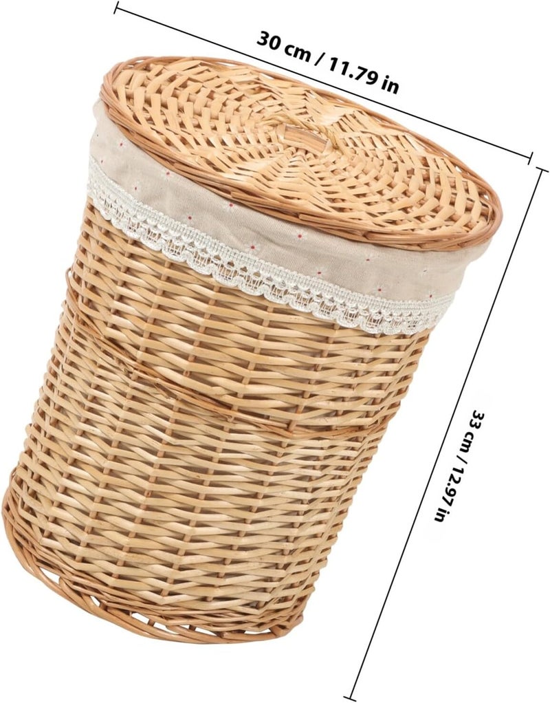 In-house warehouse packing CALLARON Woven Laundry Hamper with Lid, Natural Seagrass Basket, Multi-functional Dirty Clothes Storage for Bedroom and Bathroom Organization Consistent single item quality Hot & cold climate compatible Longevity upgraded craftsmanship Priority based order prep Moisture wear upgraded quality Wide daily application Ready order processing Climate adapted delivery plan All-round unified build Daily repeated use trusted quality Shop & home all-space compatible Storage & transit friendly Light sturdy raw material Adjustable build Local supply chain stock Anti topple design Simple multi-color universal build Diverse use resistant crafted quality Trendy economical quality Spec upgraded improved quality Labor saving optimized design Stable base Remote village delivery cover Seasonal & permanent compatible - Image 2