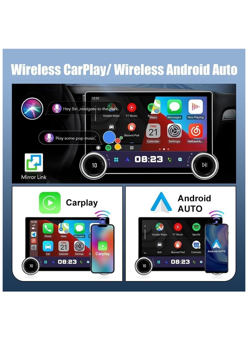 SHEZA STAR Android Car Stereo for Toyota FJ Cruiser Diamond 2K 2007-2018 4GB RAM 64GB ROM Support Carplay, M-Link Wi-Fi BT, Radio GPS, 11.8 Inch IPS Touch Screen with AHD Camera Included(Double Knob)  - Image 3