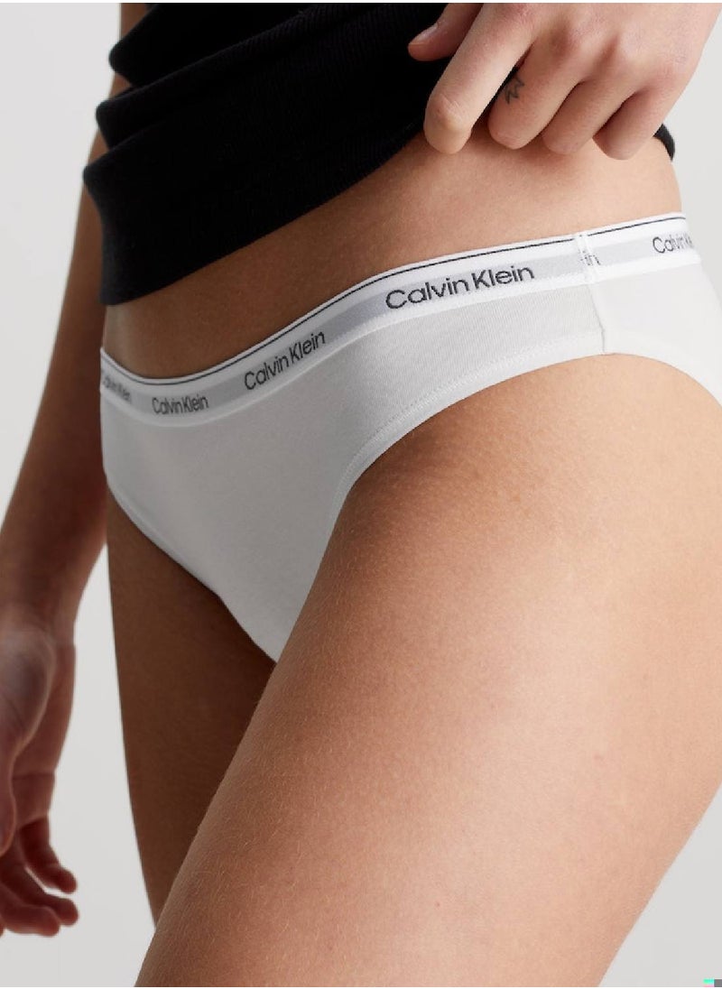CALVIN KLEIN - Women's Bikini Briefs - Cotton, White - Image 1