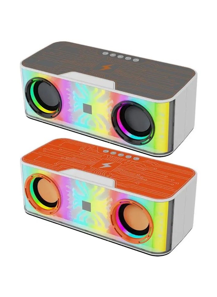 Generic Bluetooth Speaker With Led Light Louder Volume Durable Loud Outdoor Speaker For Travel Sport Deep Bass Basser Portable  - Image 2