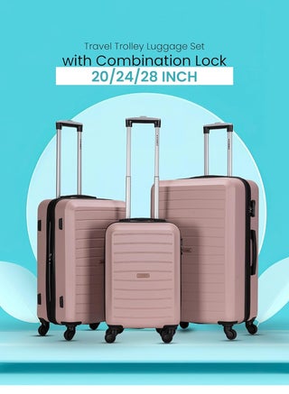 ABS Hardside 3-Piece Trolley, Suitcase Set, Luggage Set,Travel Bags,Spinner Wheels with Number Lock 20/24/28 Inches Pale Mauve - pzsku/ZB46E9C123C036DD620E3Z/45/1747758771/18c0cfad-e1f0-4fc5-afb2-7908a71f8c95