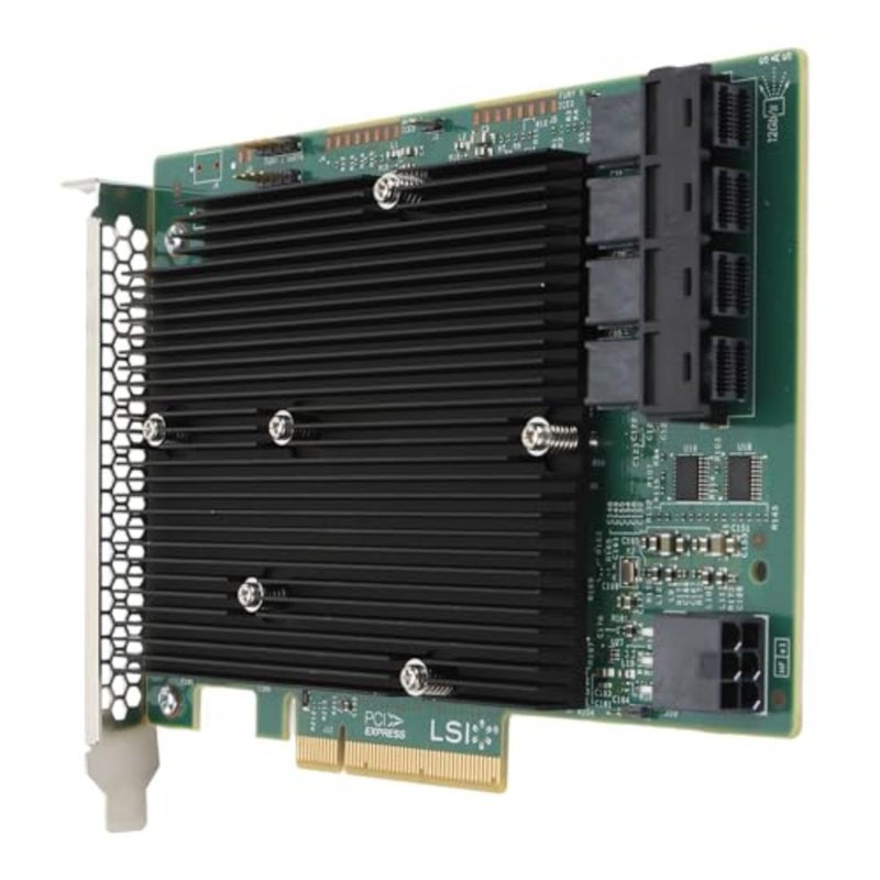 HBA Card SAS Controller, 9300 16I HBA card, 12Gbs SAS 16 Ports HBA Controller Card, for for for VMware, for FreeBSD - Image 1
