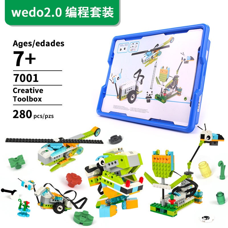 A Generation Of Wedo2.0 Programming Building Block Robot 45300 Compatible With Lego Puzzle Primary School Particle Science And Education - Image 4