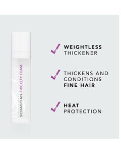 Sebastian Sebastian Thickefy Foam, Weightless Thickener, 6.4 oz (Pack of 1)  - Image 4