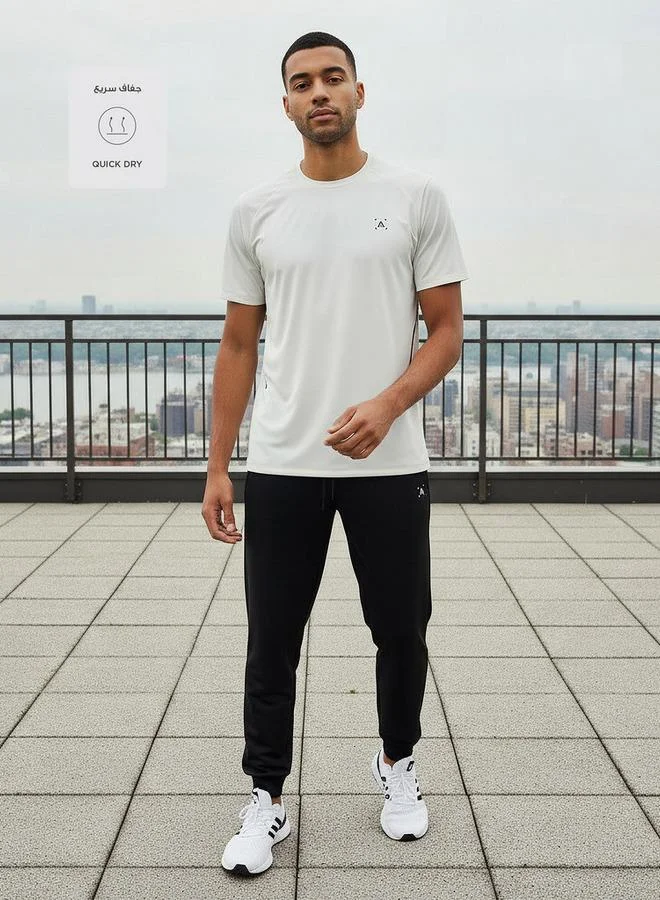 Splash Active Men 2 Way Stretch Performance T shirt