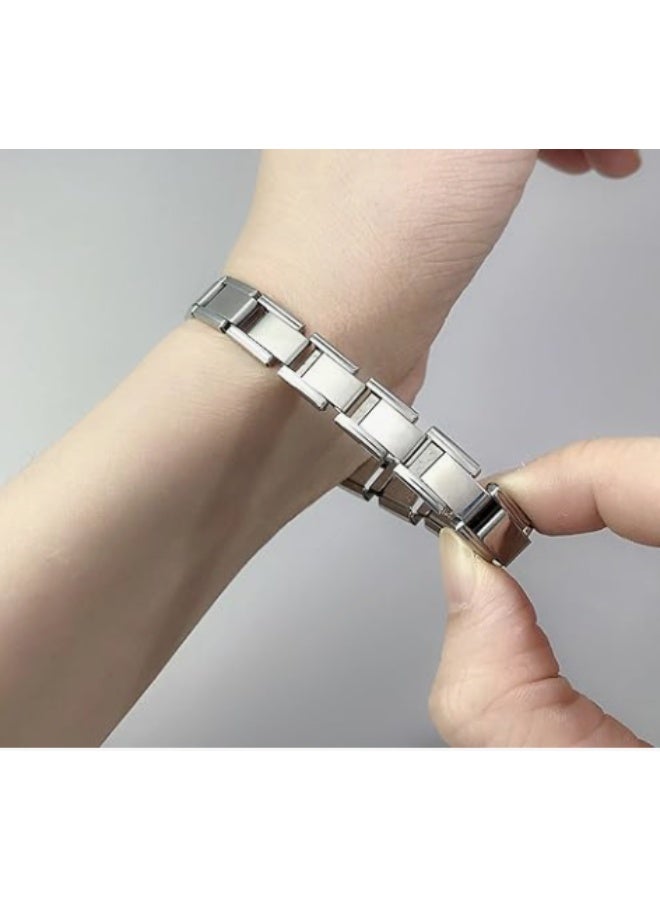 Classic Italian Design Stainless Steel Silver Bracelet for Men and Women 9mm - Image 4