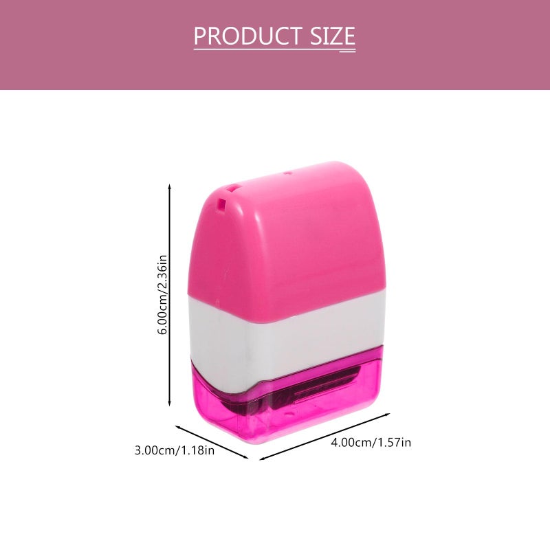 Confidential Privacy Protection Roller Stamp With Ink For Address And Information Security - Image 3