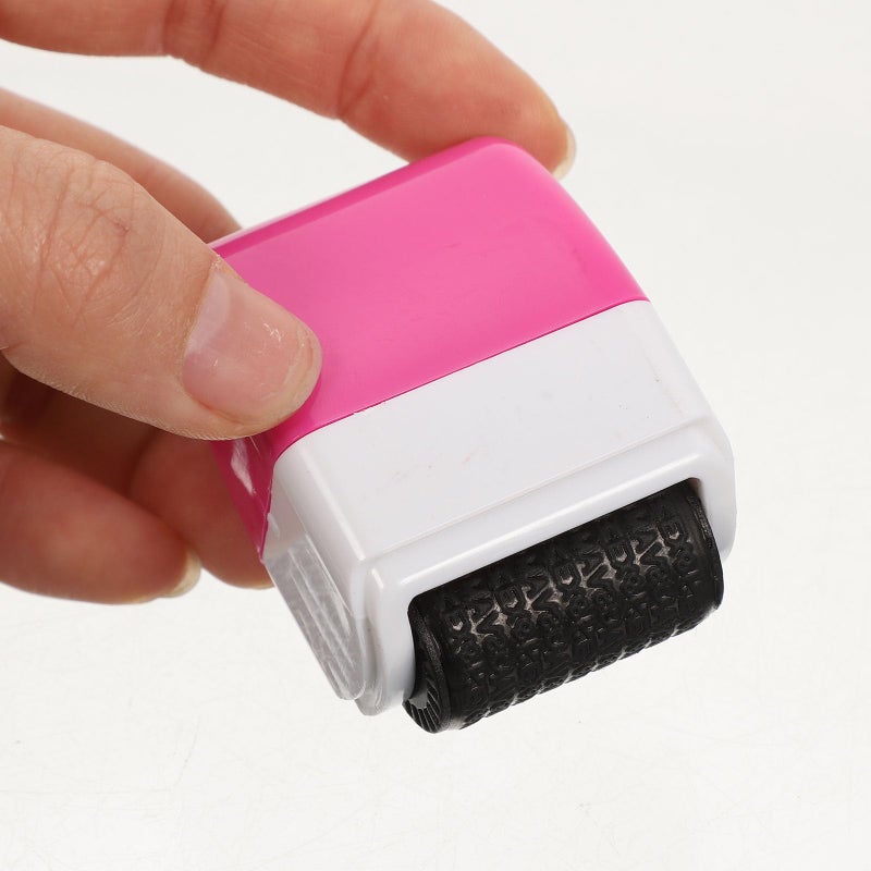 Confidential Privacy Protection Roller Stamp With Ink For Address And Information Security - Image 4