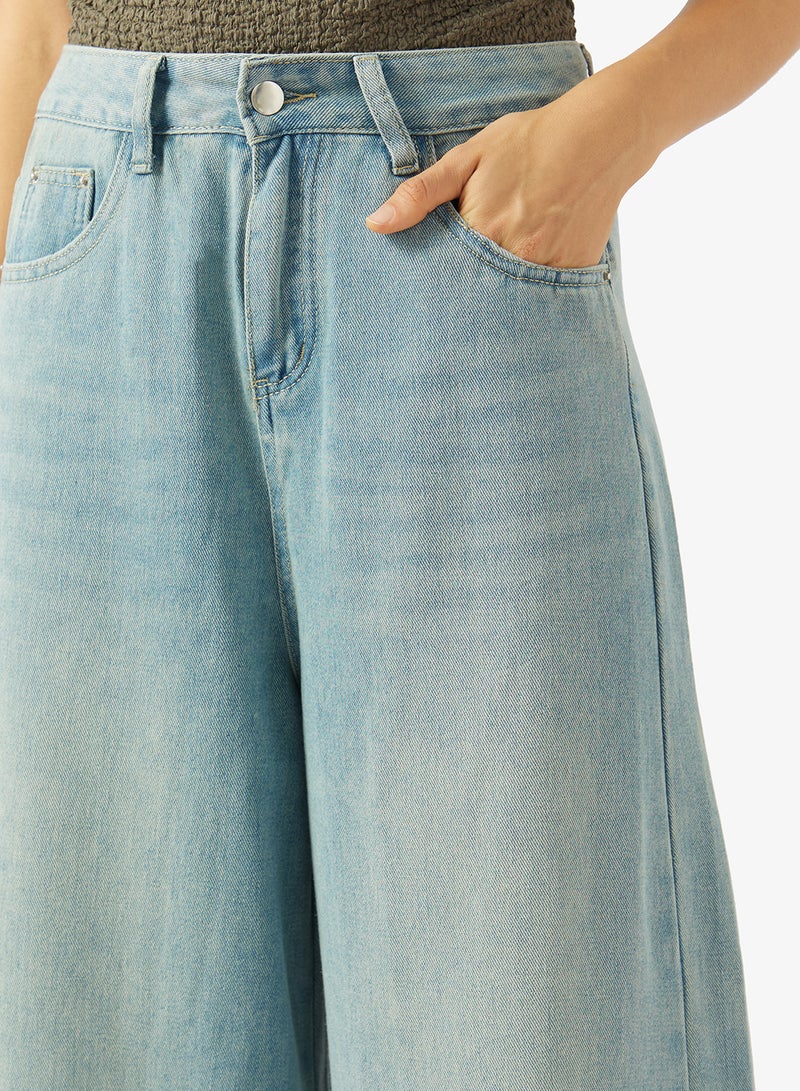 Ginger High Rise Wide Leg Jeans - Image 4