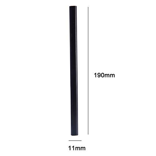 Mangocore Black Hot Glue Sticks: 12 Pack Full Size Glue Sticks Bulk for Hot Glue Gun 8 Inch Long X .43 Inch Diameter (12PCS Black) - Image 2