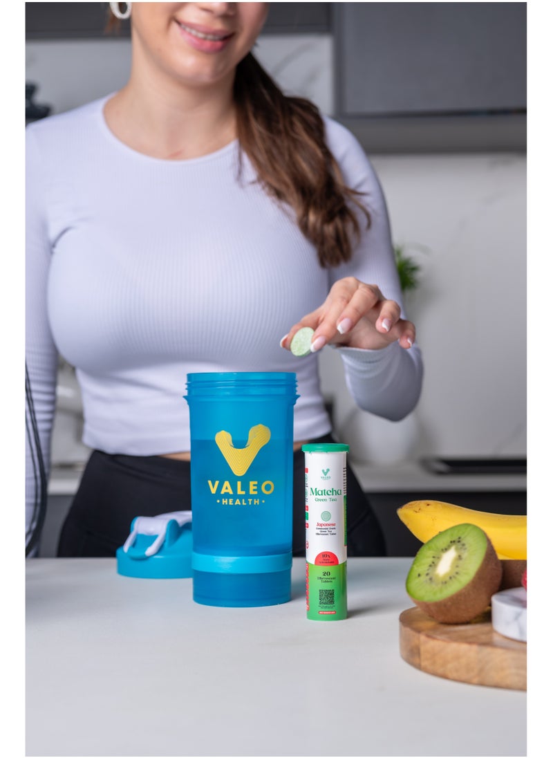 VALEO VALEO MATCHA GREEN TEA EFFERVESCENT TABS (20) |ORGANIC JAPANESE CEREMONIAL-GRADE MATCHA | INSTANT ENERGY BOOST, DETOX & GLOWING SKIN | PERFECT FOR LATTES, SMOOTHIES & ON-THE-GO WELLNESS Pack of 3 - pzsku/ZB46F455965473112AC64Z/45/_/1736583901/3a144ec7-7eed-4730-aaad-2b8913df4d64