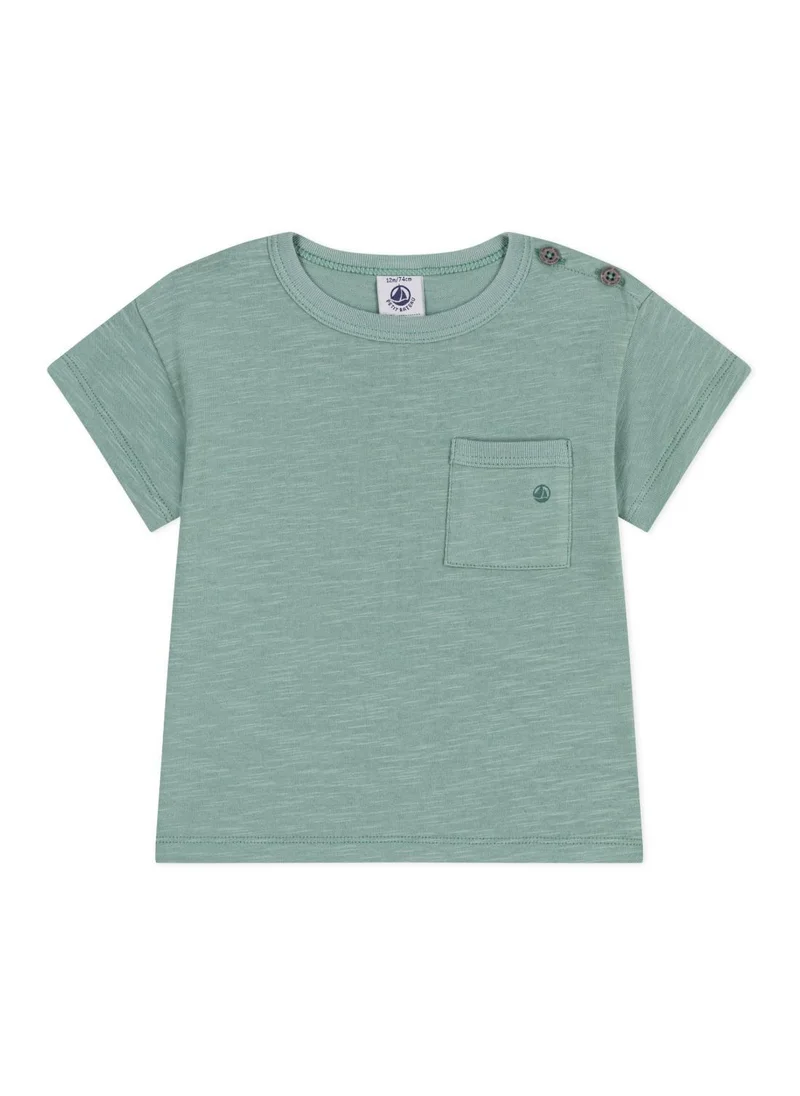 Petit Bateau Babies' short-sleeved plain cotton T-shirt
