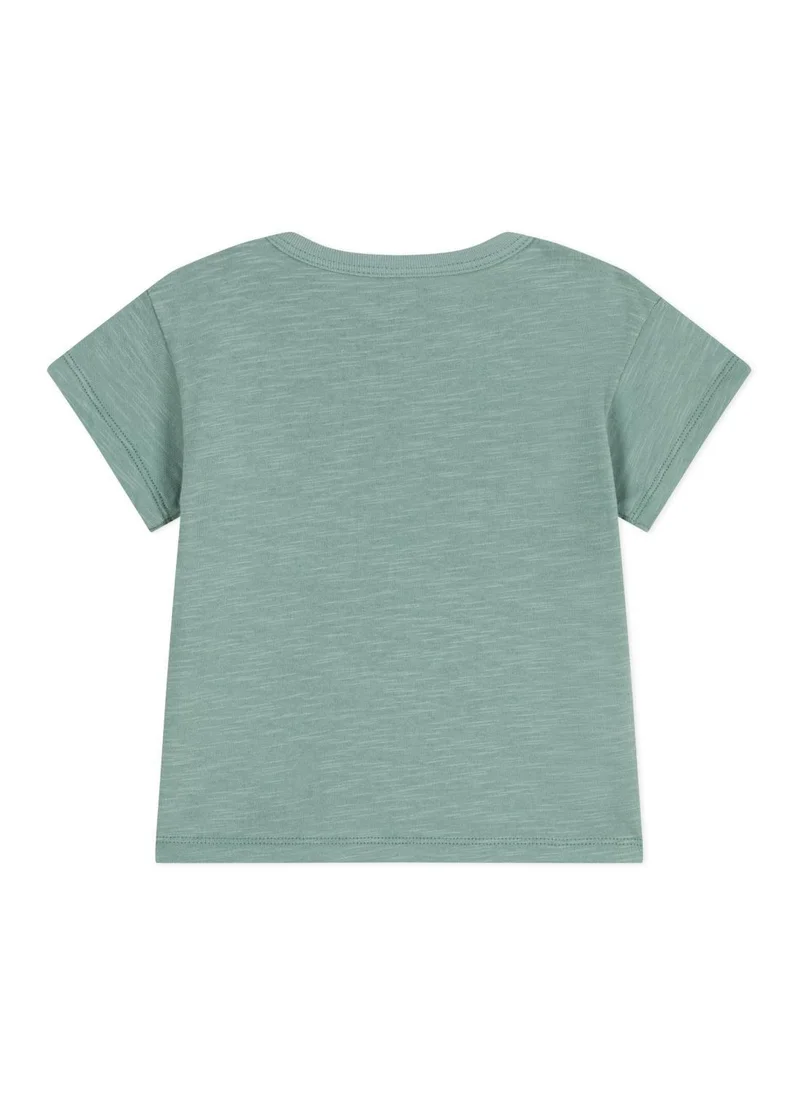 Petit Bateau Babies' short-sleeved plain cotton T-shirt