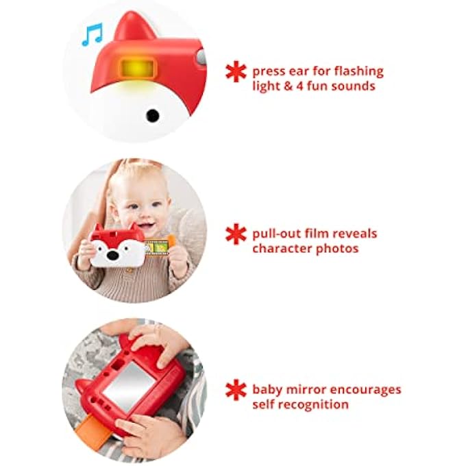 FILM CAMERA BABY TOY, BABY ROLE PLAY TOY WITH MIRROR, SOUND, AND LIGHT - Image 4