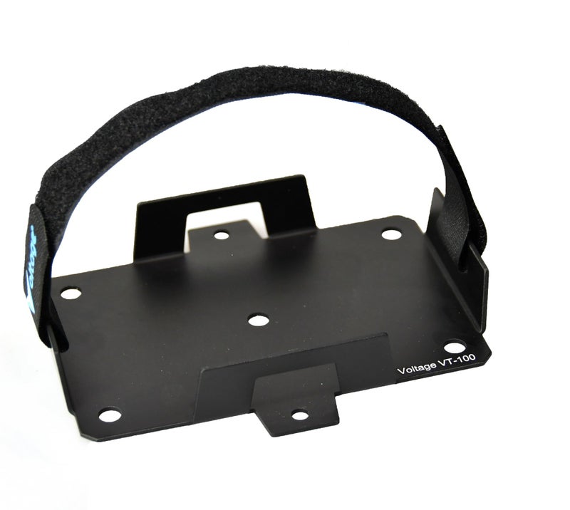 Voltage Small Battery Tray for 12V 15AH, 12V 12AH,12V 9AH, 12V 8AH, 12V 7AH,12V 6AH, 6V 7AH, 6V 12AH, YTX7B-BS, YTX9-BS, YTX14BS Batteries and More. Battery Mount with Hold Down Strap VT-100 - Image 2