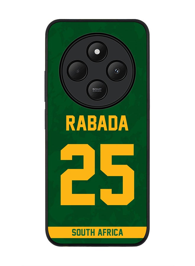 Stylizedd For Xiaomi Poco C75 Case,Slim fit Camera Protection, Shockproof Thin Phone cover - South Africa Kagiso Rabada, Jersey No 25 - Image 1