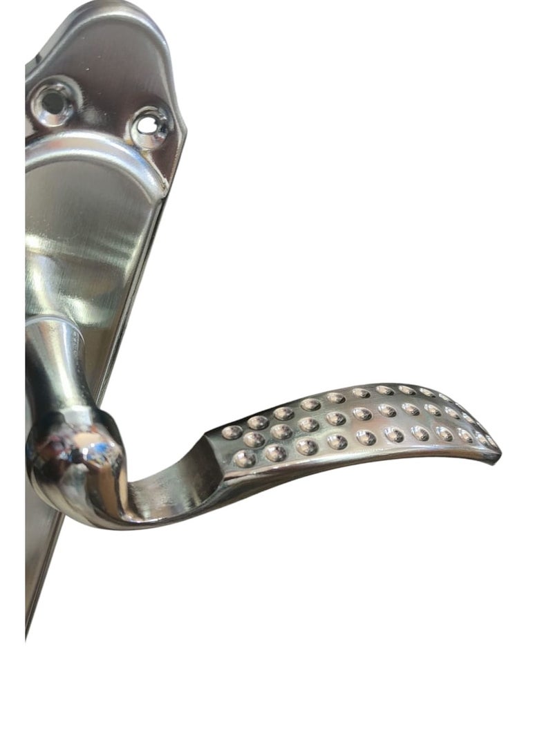 Stainless Steel Door Handle Set with Keyhole – Durable & Rust-Resistant Lever Handle for Interior & Exterior Doors (Set of 2) - Image 4