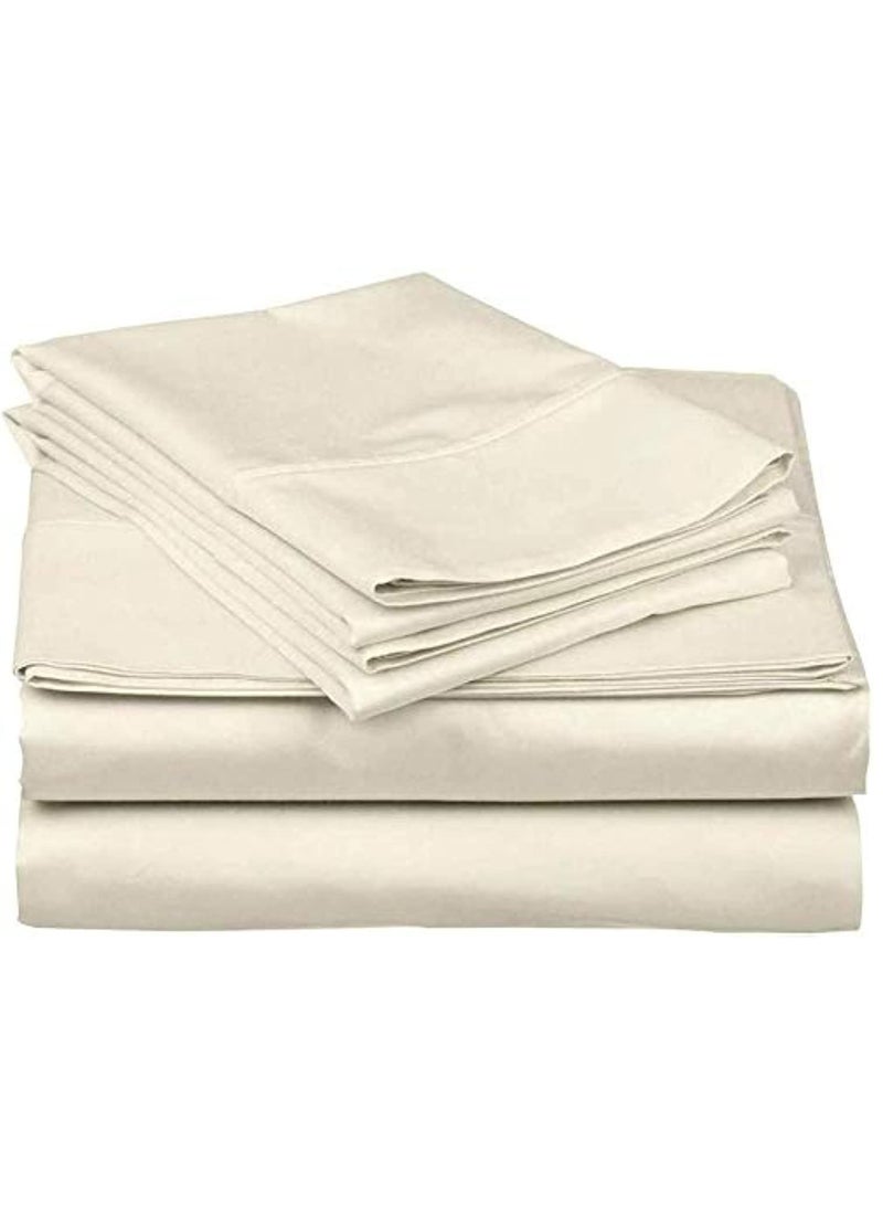 Moro Moro Classic 4-Piece King Bed Sheet Set – Deep Pocket Fitted Sheet & Pillowcases - Image 2