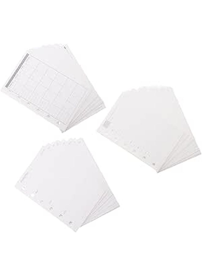 NUOBESTY planner can refill 6 hole paper daily monthly weekly binder inserts set 3 books the customer - Image 1