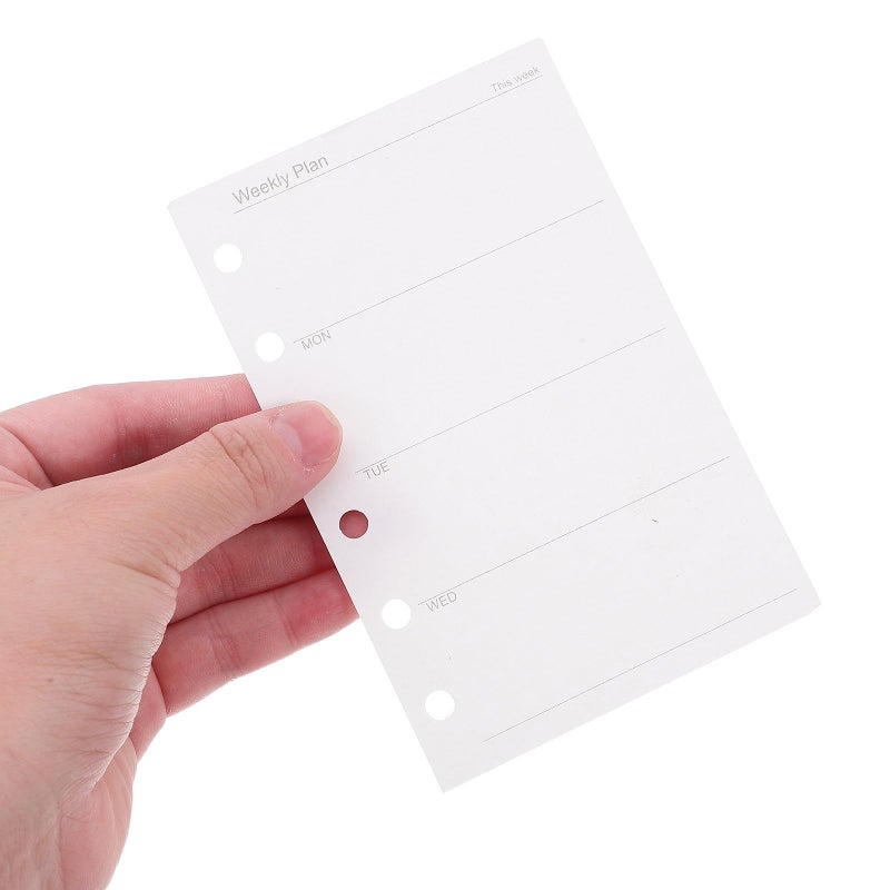 NUOBESTY planner can refill 6 hole paper daily monthly weekly binder inserts set 3 books the customer - Image 5
