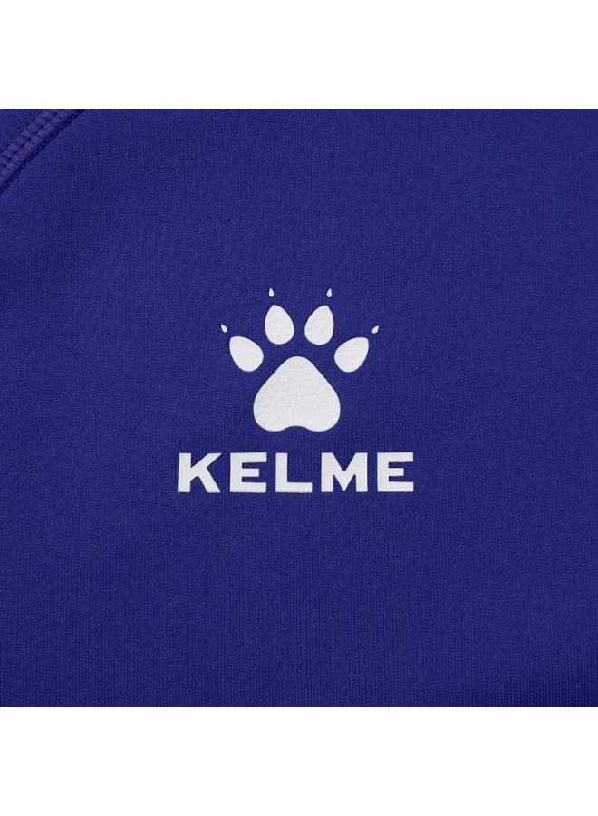 Kelme Snake Year Series Men's Sports Sweatshirt Football Training Outdoor Running Half-zip Pullover Indigo 3XL - Image 4