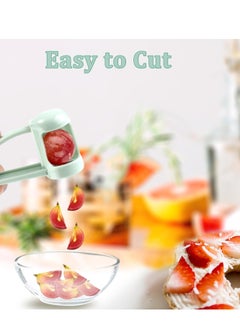 KASTWAVE Grape Cutter, Stainless Steel kitchen Gadget Fruit Slicer, Slicer Machine Cherry Tomato Strawberry Slicer for Kitchen Vegetable Fruit Salad Cake Cutting Tools  - Image 2