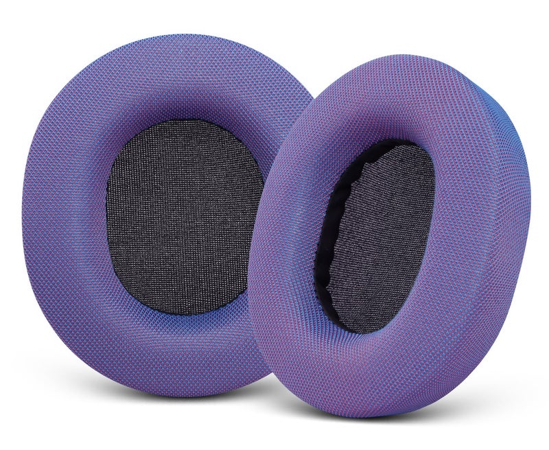 G GVOEARS Replacement Ear Pads for SteelSeries Arctis 1/3 / 5/7 / 7+ / 7P / 7P+ / 7X / 7X+ / 9 / 9X / Pro/Prime (Do Not Fit Any Arctis Nova) Headset, Mesh Fabric Cushions with High-Density Foam - Purple - Image 1
