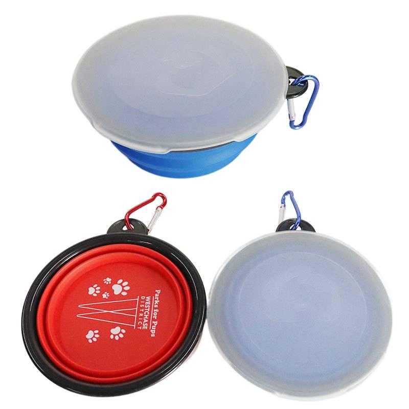 Collapsible Pet Bowl Silicone Portable with Design Portable Travel Silicone Build and Outdoor Use for dogs cats walks and outdoor feeding - Image 4