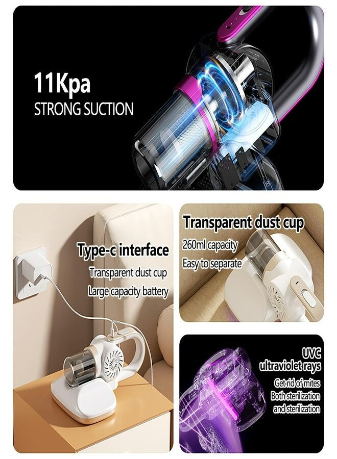 Occuwzz Wet Dry Vacuum Cleaner Cordless and Vacuum Mop 3-in-1 Vacuum Mop Wash & One-Button Auto Self-Cleaning for Hard Floors Edge Clean Ease of Use - Image 2