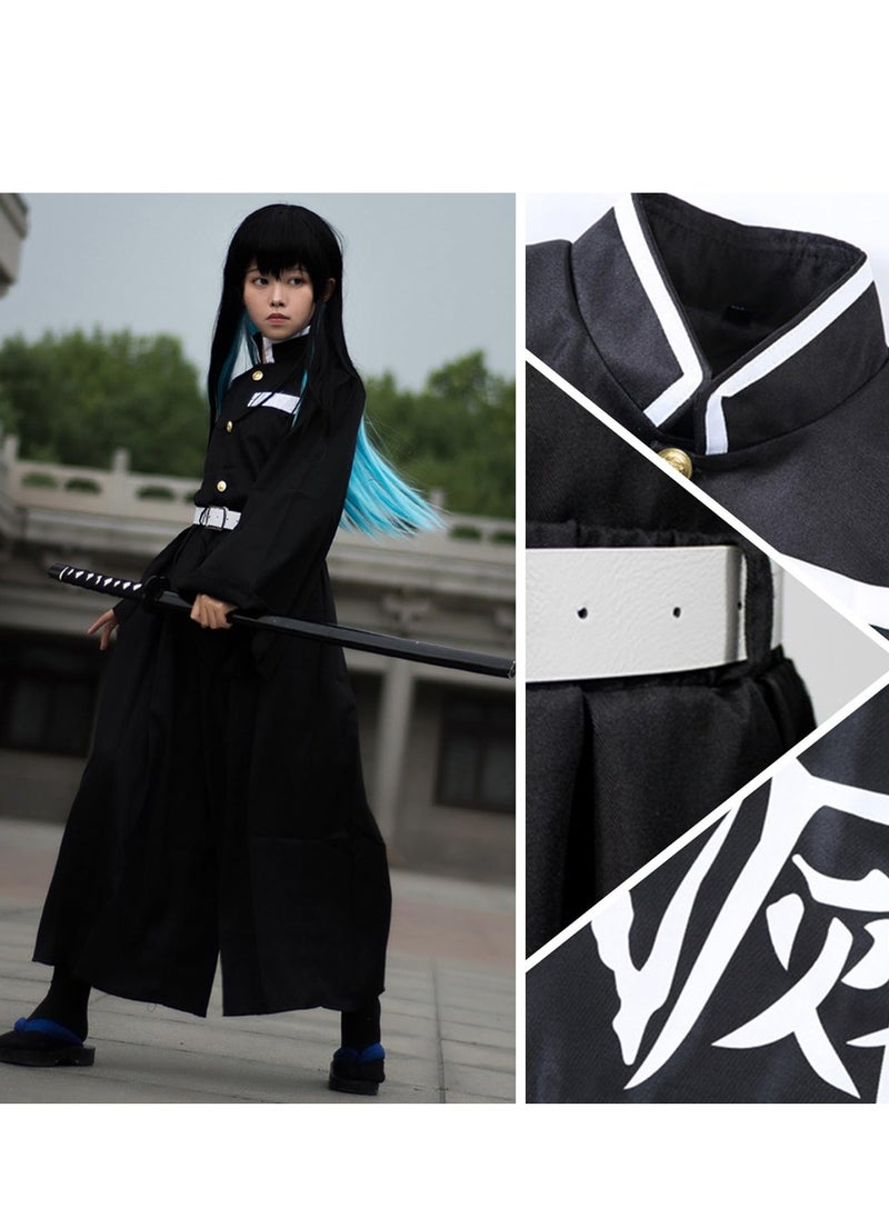 Al Aoyama - Kids Muichiro Cosplay Costume for Boys Muichiro Tokito Uniform Kimetsu no Yaiba Outfit - Image 1