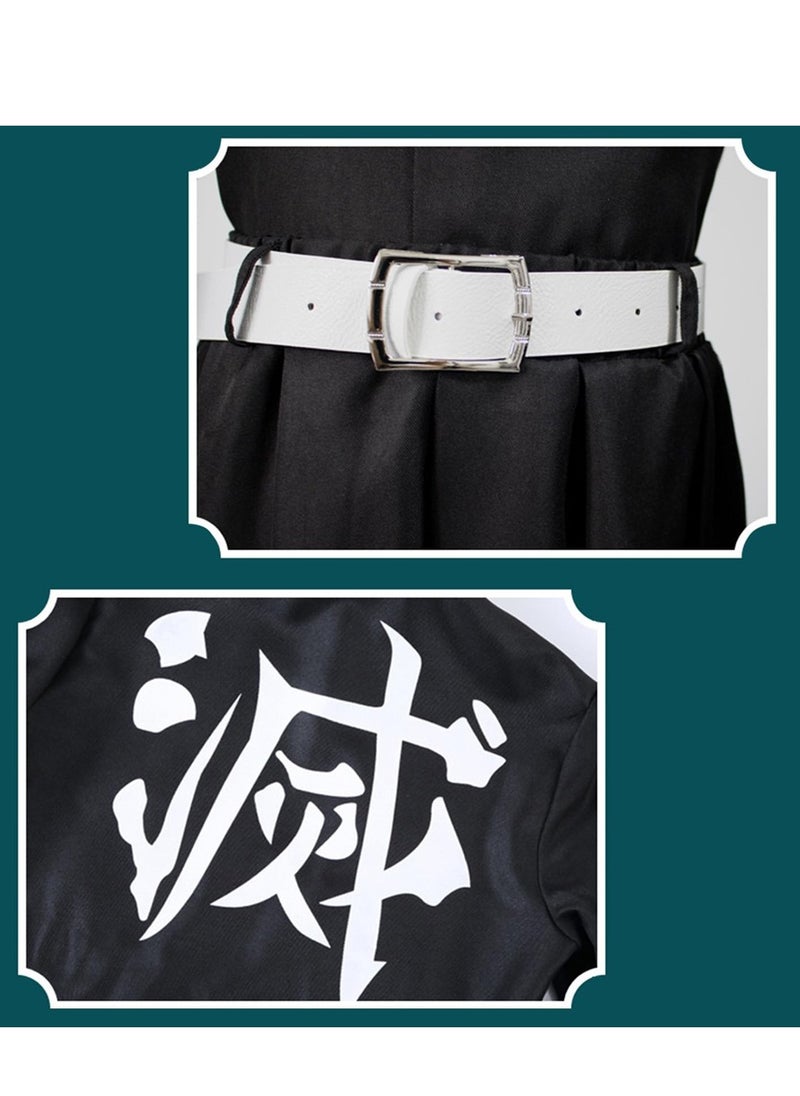 Al Aoyama - Kids Muichiro Cosplay Costume for Boys Muichiro Tokito Uniform Kimetsu no Yaiba Outfit - Image 1