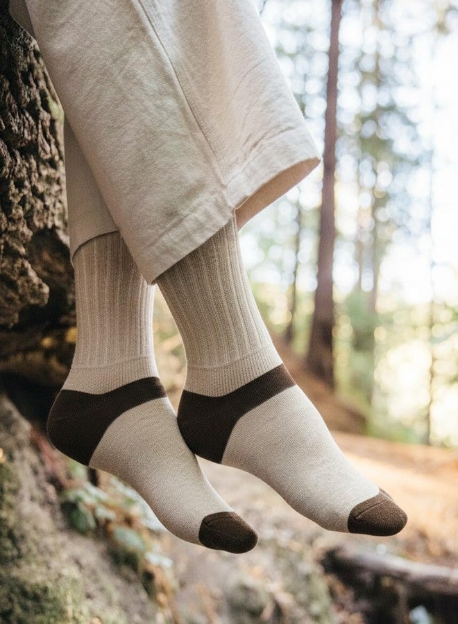 جويث جوارب قصيرة من صوف الألبكة للنساء من جو ويث، جوارب شتوية دافئة ومريحة وملونة للنساء - Image 4