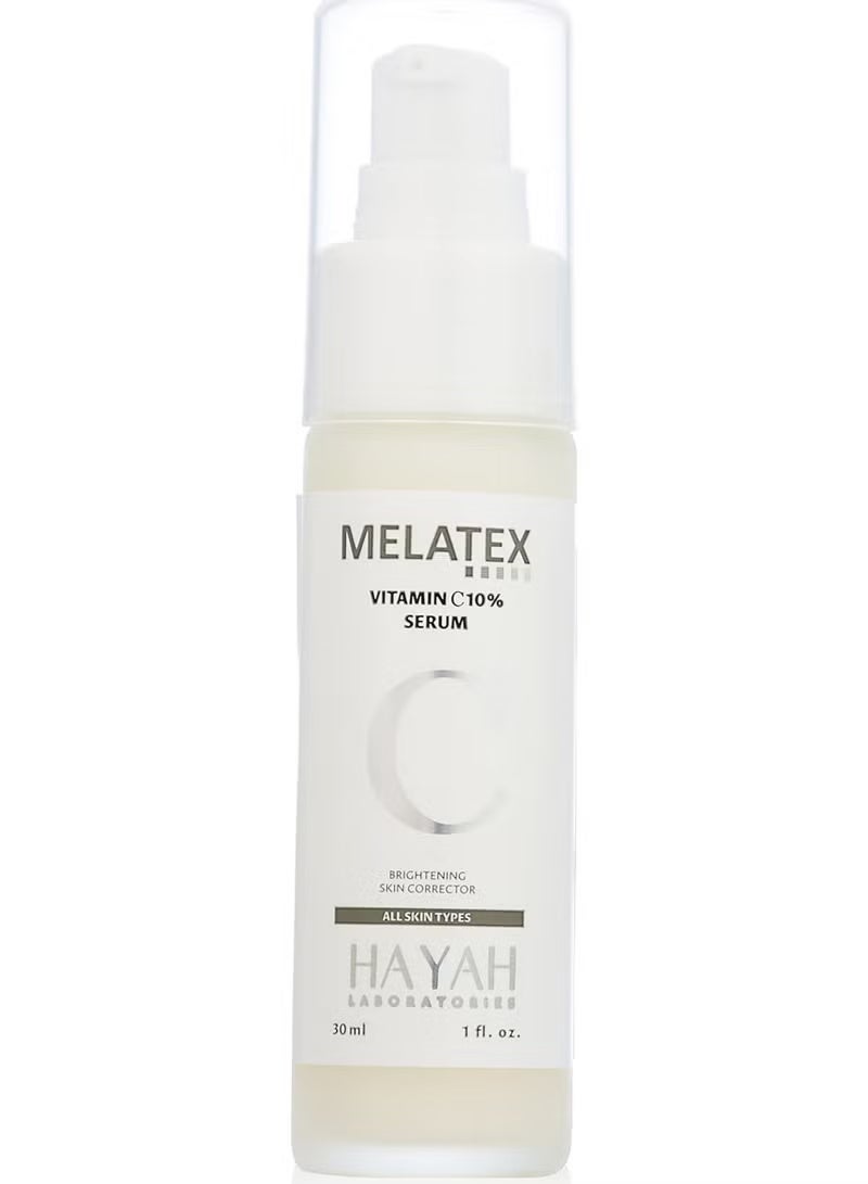حياة ميلاتكس سيروم فيتامين سي 10% لجميع أنواع البشرة 30 ملحياة ميلاتكس سيروم فيتامين سي 10% لجميع أنواع البشرة 30 مل