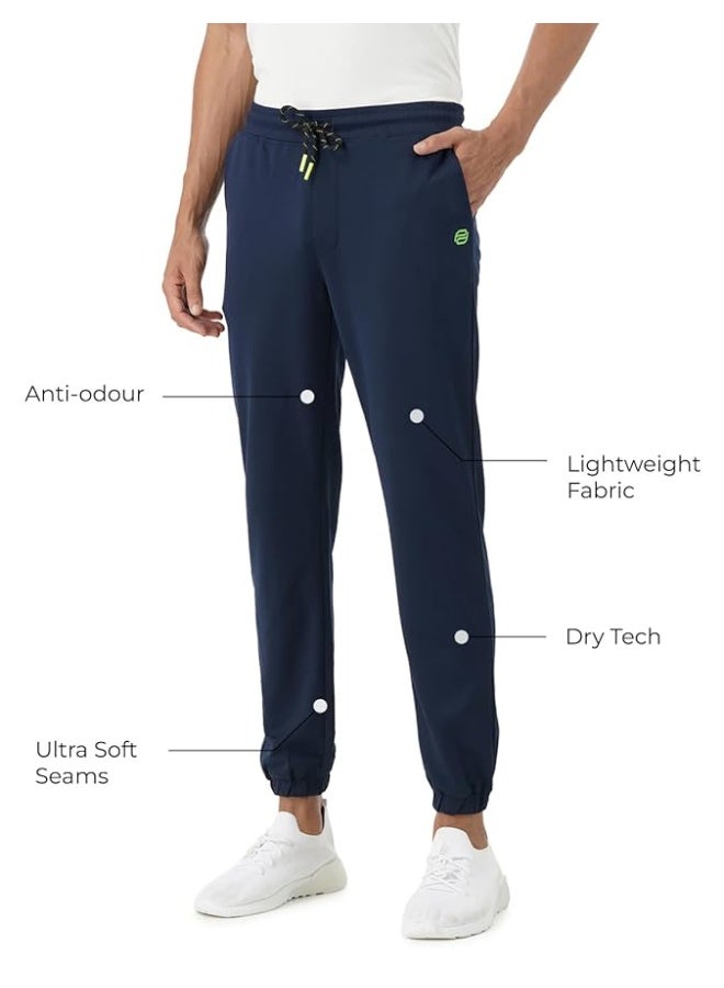 pump'd بنطال رياضي رجالي مع حزام مرن وحزام سحب - تقنية جافة، مضادة للروائح، خفيفة، وخياطة ناعمة - Image 4