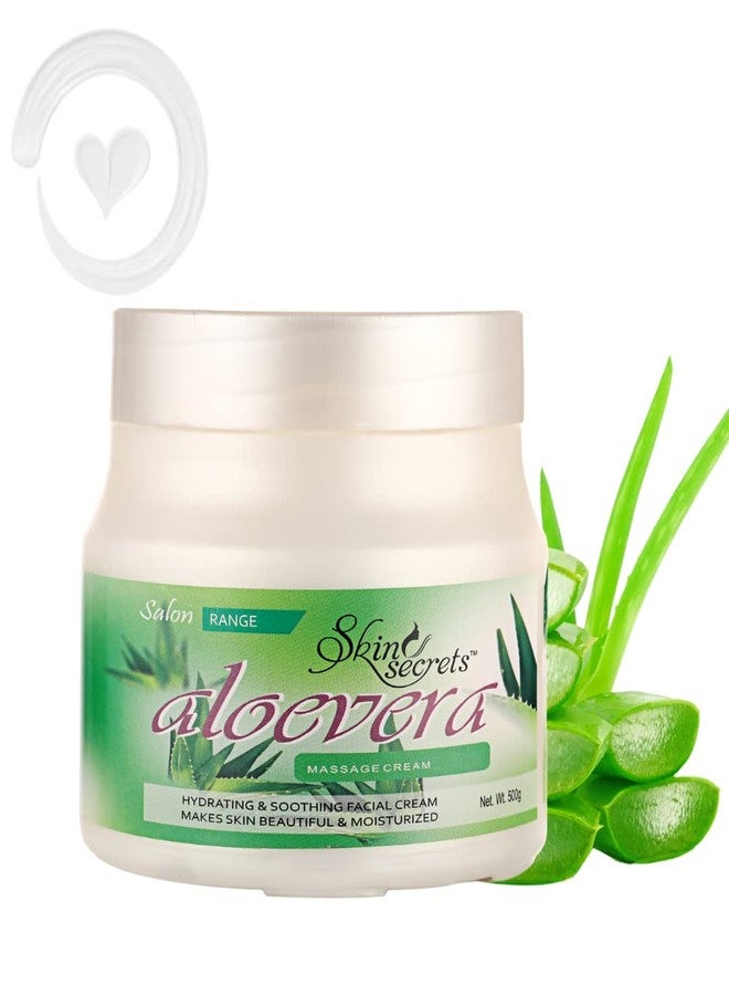 Skin Secrets Aloe Vera Massage Cream with Aloe Extract| Paraben free, Cruelty free & Vegan (500gm) - Image 1