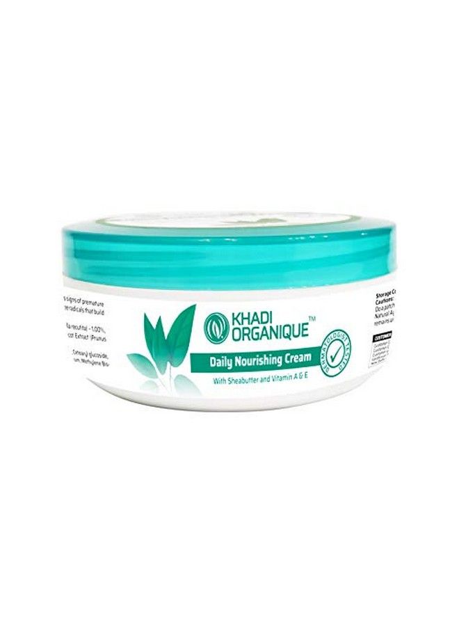 Khadi ORGANIQUE Daily Nourishing Cream With Sheabutter And Vitamin A & E (Sls & Parabeen Free) 100G - Image 2