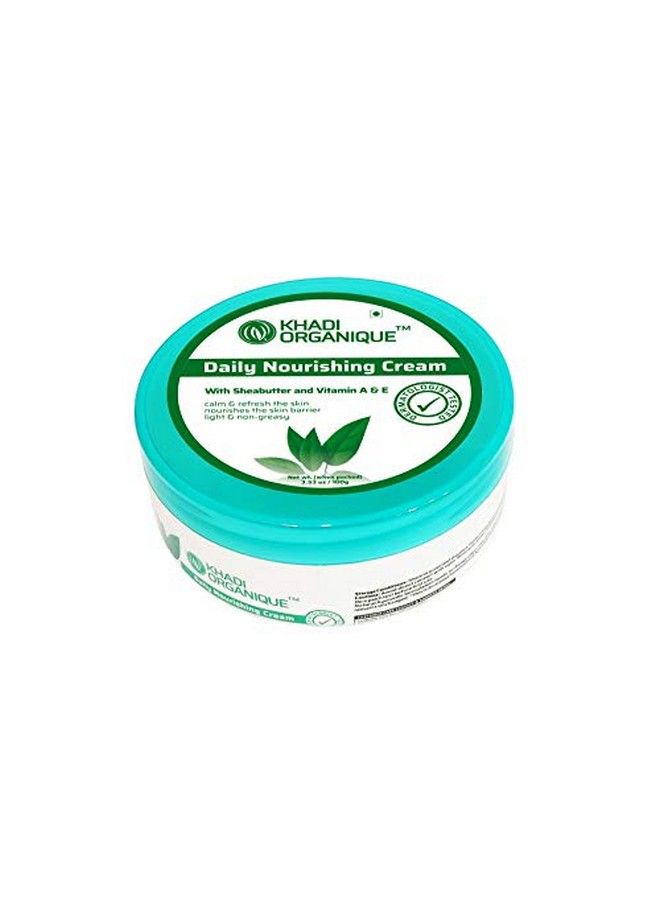 Khadi ORGANIQUE Daily Nourishing Cream With Sheabutter And Vitamin A & E (Sls & Parabeen Free) 100G - Image 3