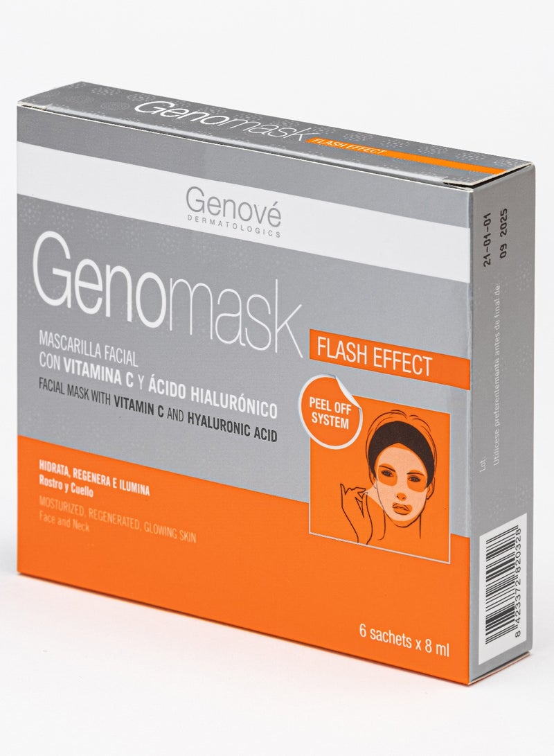 Genove Genové Genomask Vitamin C Mask 6×8ml - Image 4