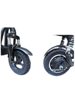 ESCOT Electric Scooter | Electric Scooter with Extra Seat and Storage Basket | Electric Scooter for Adults | Electric Scooter with Two Seats | Foldable Electric Scooter | 48V Voltage | 500W Motor | Front and Rear Lights | Shock Absorption Suspension | Storage Bask | Extra Seat for Passenger | 10-Inch Tires  - Image 3
