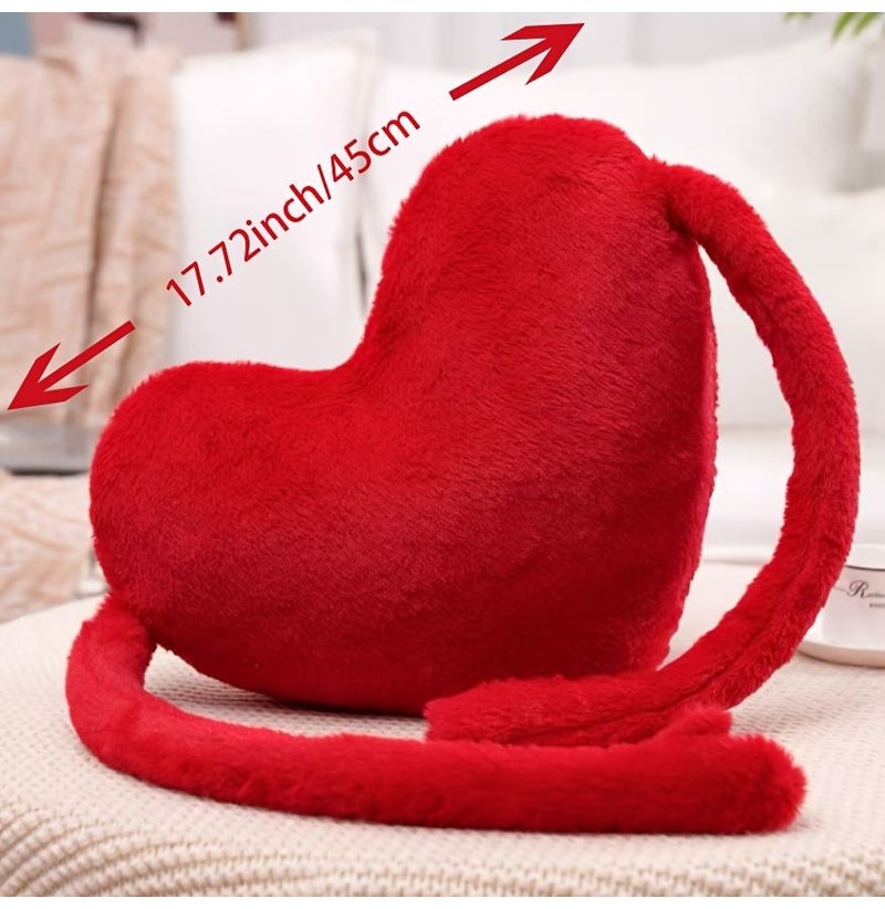 Long Armed Heart Shaped Hug Pillow 45cm Soft Plush Decorative Gift - Image 3