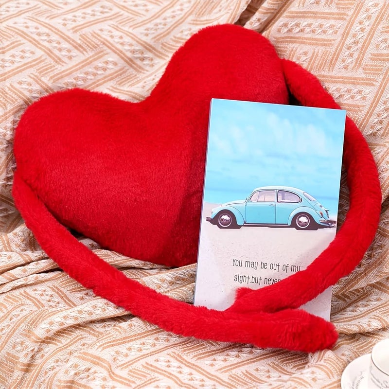 Long Armed Heart Shaped Hug Pillow 45cm Soft Plush Decorative Gift - Image 5