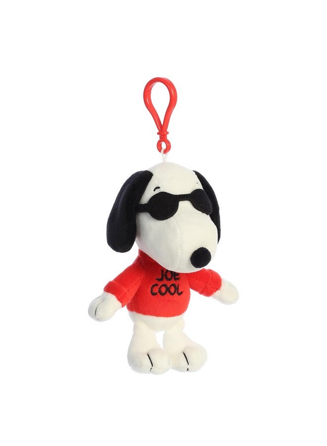 Aurora® Adorable Peanuts® Joe Cool Clip-On Stuffed Animal - Officially Licensed Toys for All Snoopy Fans - Nostalgic Gift for Adults and Birthday Celebrations - White 5 Inches - Image 1