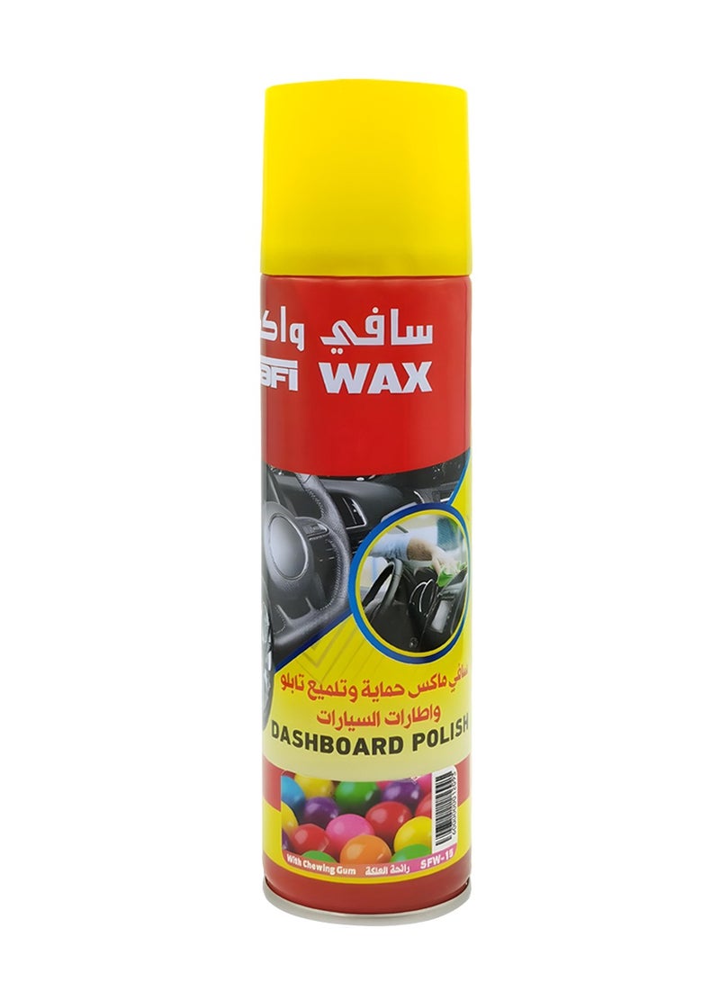 Safi WAX Multi-Purpose Dashboard Cleaner & Protector 250ML – UV Protection, Dust Repellent, Easy Spray & Wipe, Quick Results for Car Interiors SFW-15 - Image 1