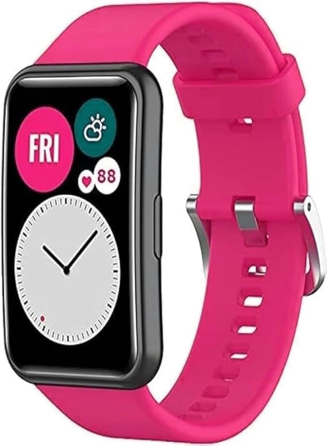 Next Store Compatible with Huawei Watch Fit Replacement Band for Women Men, Silicone Sport Band Smart Watch Accessories (No Watch), Silicone