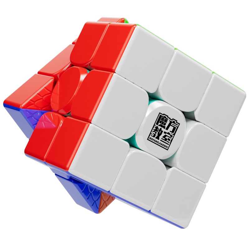 MoYu مكعب السرعة مويو RS3M V5 SE بنواة كروية مطلية بالأشعة فوق البنفسجية 3x3، لغز 3x3 بدون ملصقات مكعب RS3M V5 ماجليف (ماجليف + سحر نواة كروية) هدية لمحبّي السرعة - Image 1