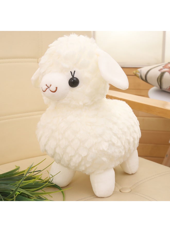 Doll Machine Doll Simulation Alpaca Plush Toy Children's Doll Festival Activities Special 8 Inch Gift-Height:25cm - Image 1